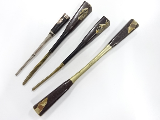 Japanese Kimono / Antique / Hair Accessories Metal